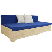 Sofa Industrial Box 80 x 200 con Respaldo