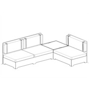 Sofa Industrial Box 80 x 200 con Respaldo