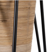 Set 2 Maceteros de Bambú 34 x 34 x 58 cm