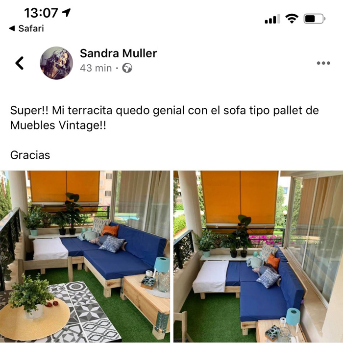 Terraza confortable y lista para disfrutar de momentos especiales